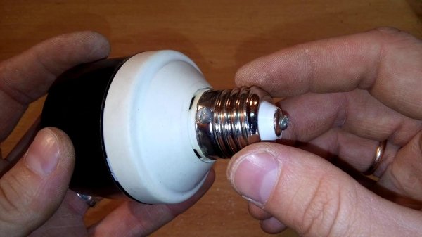 Изготовление лампочки розетки