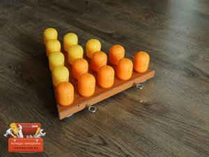 Самодельный органайзер для мелких деталей из киндер сюрприз