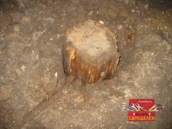 Пенек под выкорчевывание