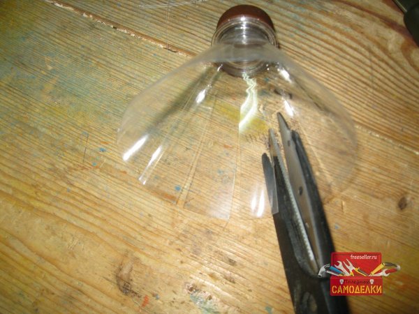 Изготовление волана из пластиковой бутылки