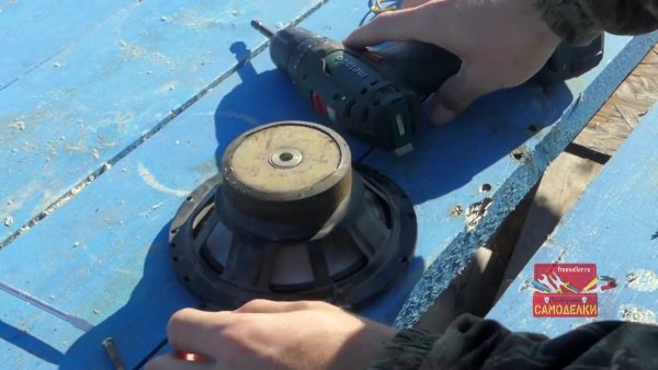 Изготовление магнитной массы из динамика