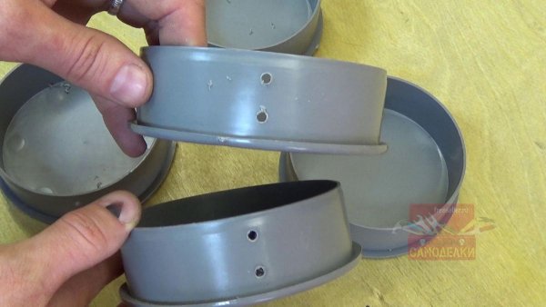 Изготовление органайзера из труб: Подготовка креплений