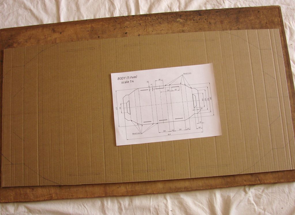 Изготовление ящика для инструмента из картона