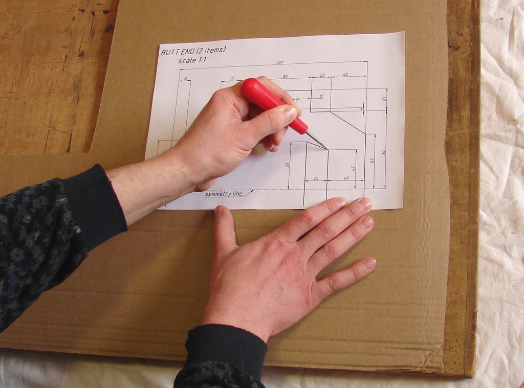 Изготовление ящика для инструмента из картона