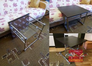 Самодельная мебель. Прикроватный стол и копир в одной самоделке