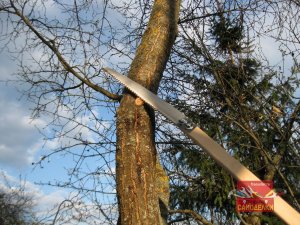 Деревянная рукоятка для садовой ножовки