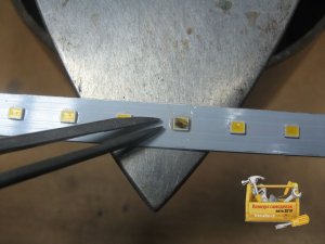 Пайка светодиодов при помощи утюга