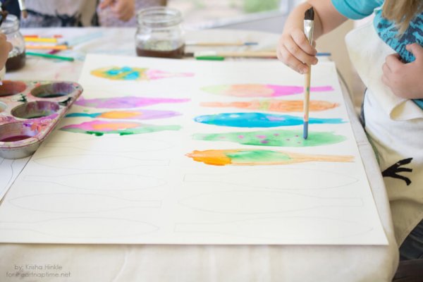 Самодельные перья индейцев