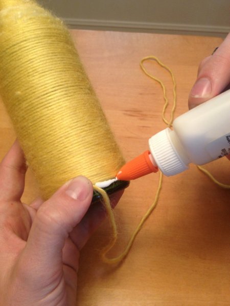 Изготовление вазы из стеклянной бутылки