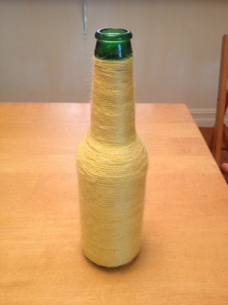 Ваза из пивной бутылки