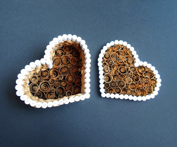 Красивая коробка сердечко своими руками