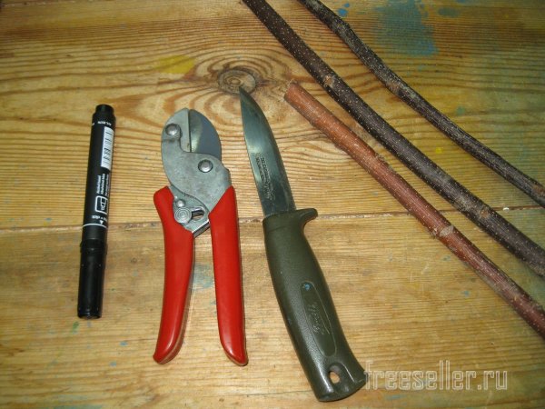 Инструменты для изготовления колышков бирок