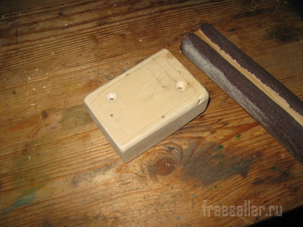 Изготовление держателя для лыжных палок