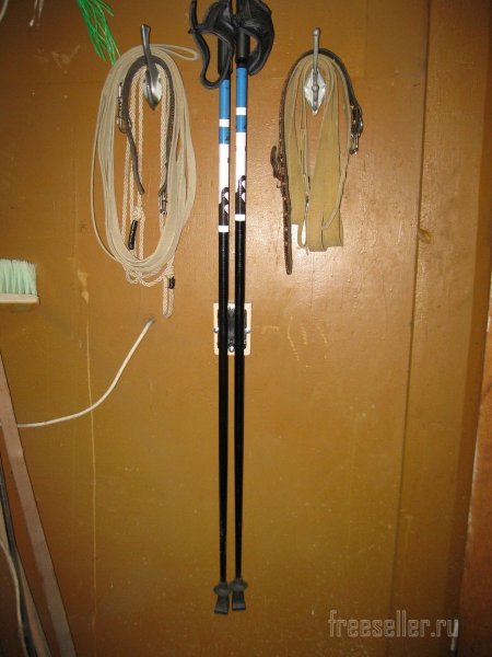 Самодельный держатель для лыжных палок