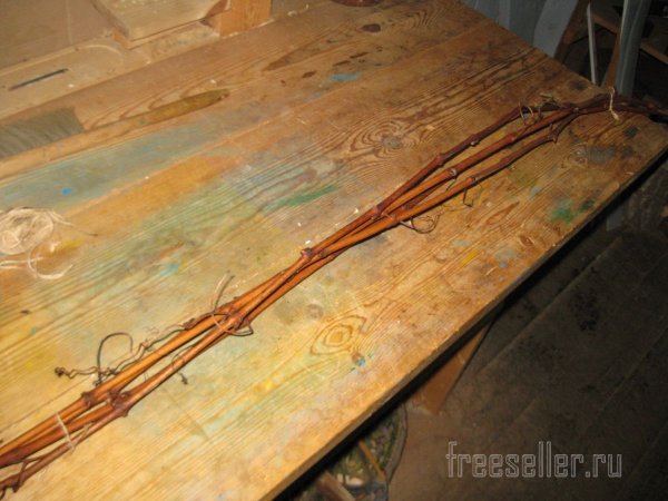 Вариант закладки лозы на хранение