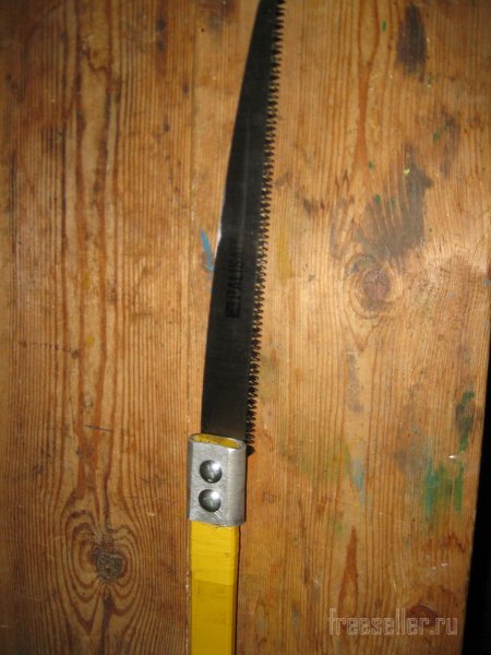 Самодельная рукоятка для садовой ножовки