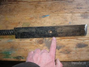 Самодельный инструмент для перерубания корней и поросли