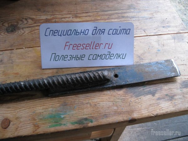 Самодельный инструмент для перерубания корней и поросли. Процесс изготовления