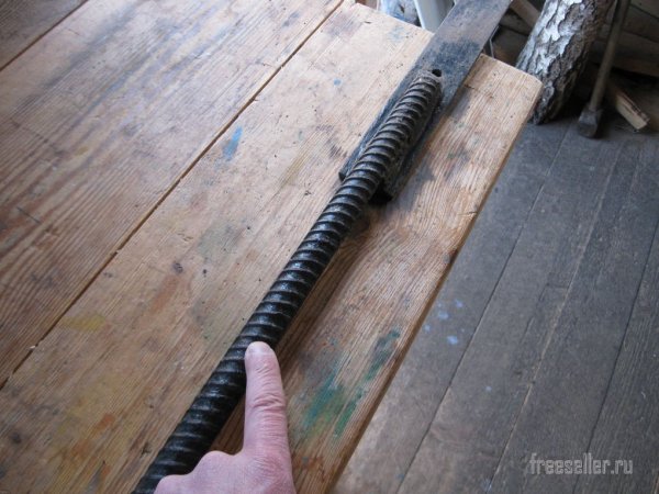 Самодельный инструмент для перерубания корней и поросли. Процесс изготовления