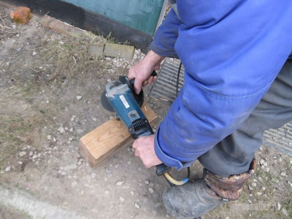 Самодельный инструмент для перерубания корней и поросли. Процесс изготовления