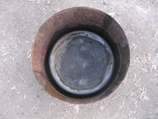 Коптилка из фреонового баллона