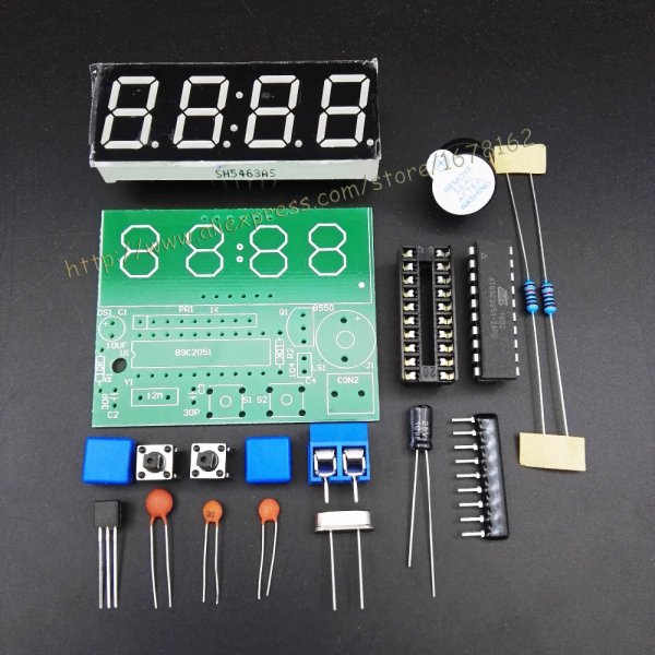 DIY набор конструктор С51 - часы