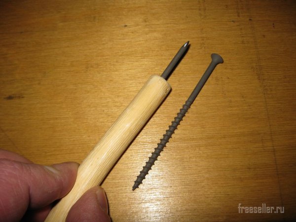 Изготовление шила для рассады