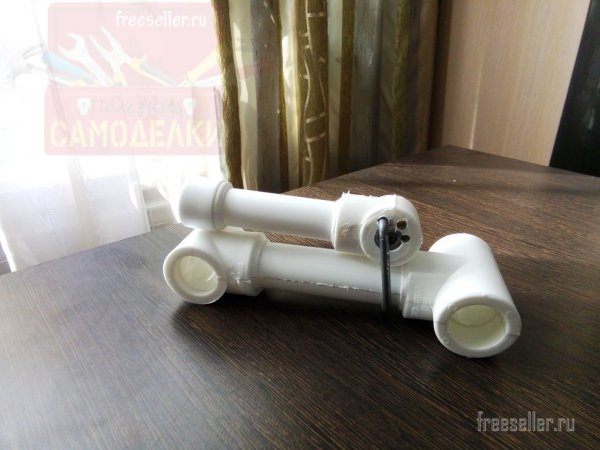 Самоделки. Зажим с эксцентриком + струбцина из полипропиленовых труб.