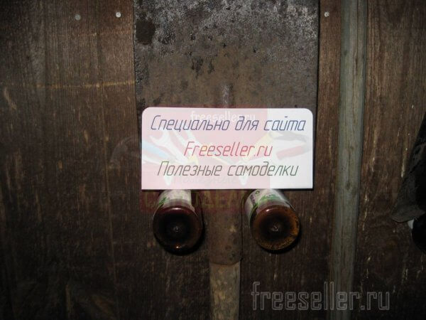 Держатели для лопаты из пластиковых пузырьков