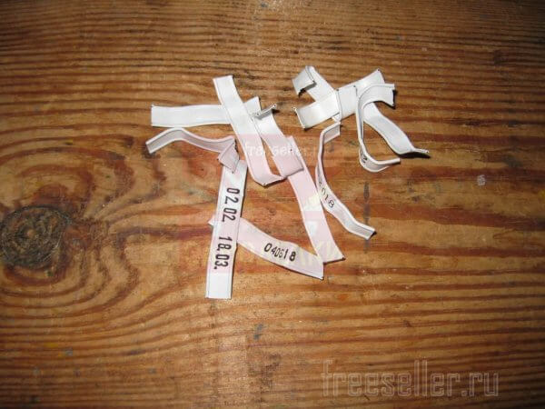 Хомуты от хлебных упаковок