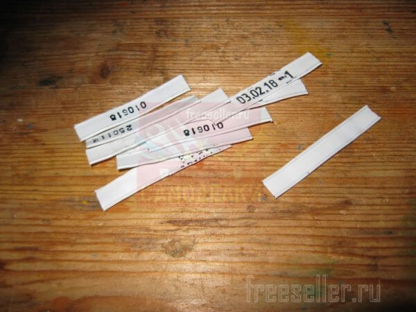 Подготовка хомутов от хлебных упаковок для подвязки малины