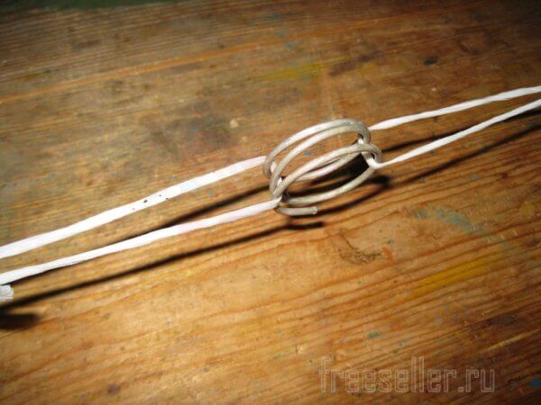 Использование самодельных проволочных колец