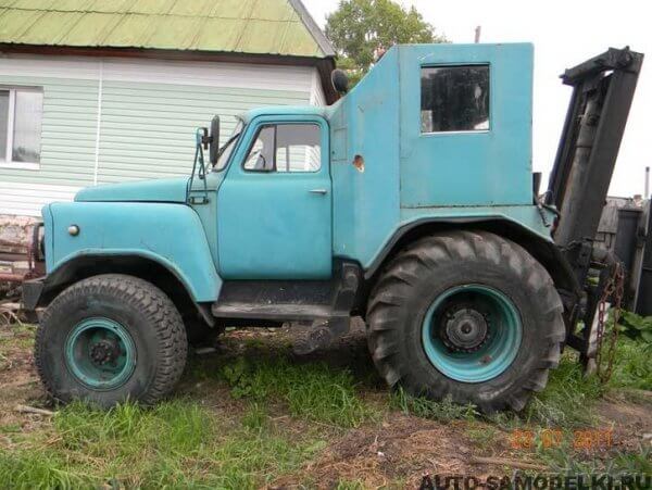 Самодельный трактор погрузчик из старой сельхоз техники