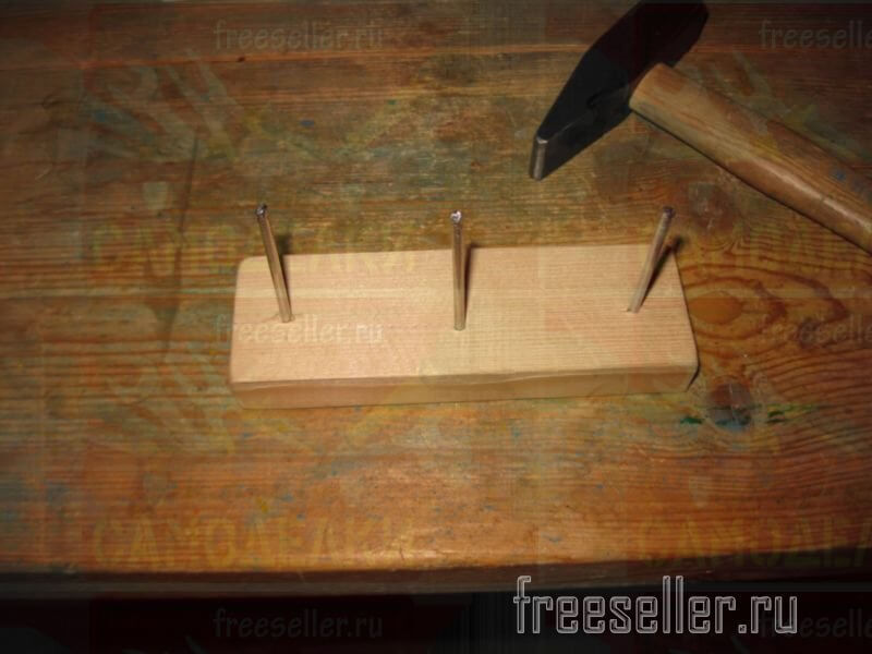 Изготовление переносной вешалки для мелкого садового инструмента