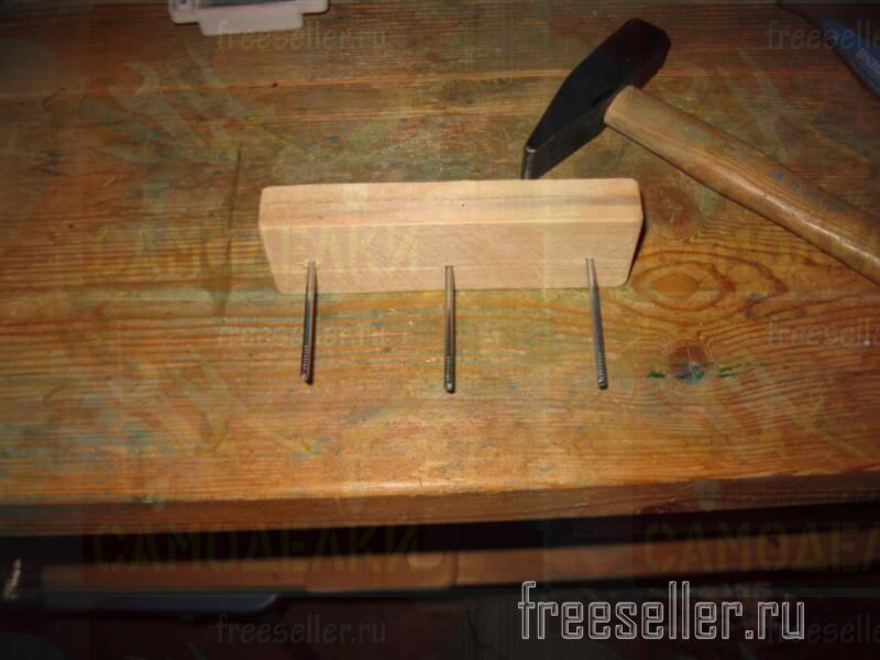 Изготовление переносной вешалки для мелкого садового инструмента