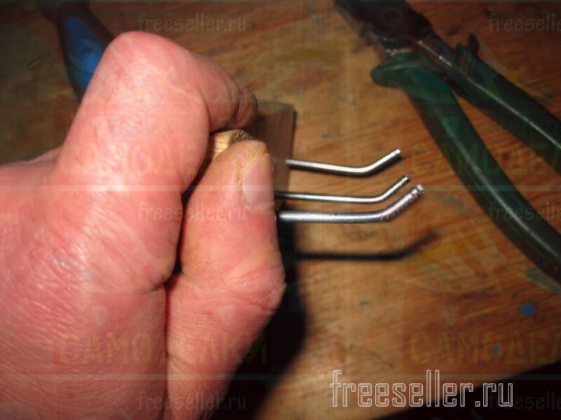 Изготовление переносной вешалки для мелкого садового инструмента