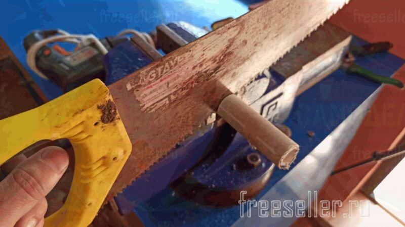 Изготовление шлифовальной насадки из пластиковой трубы