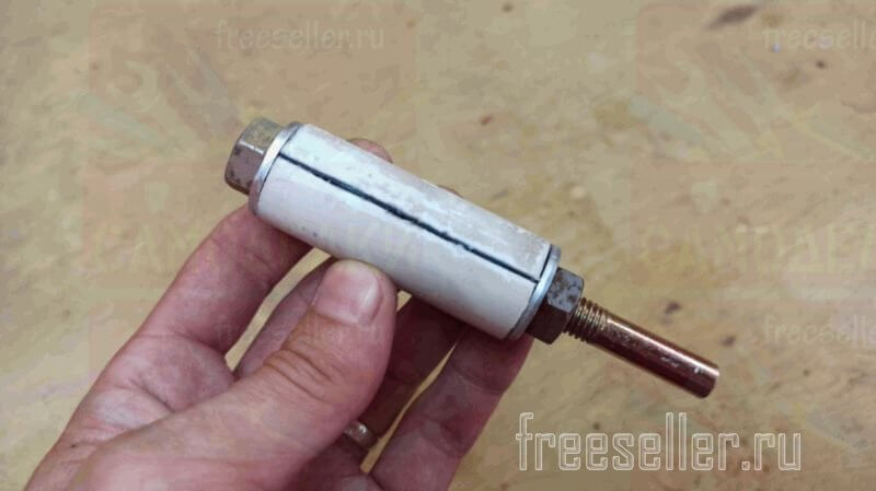 Изготовление шлифовальной насадки из пластиковой трубы