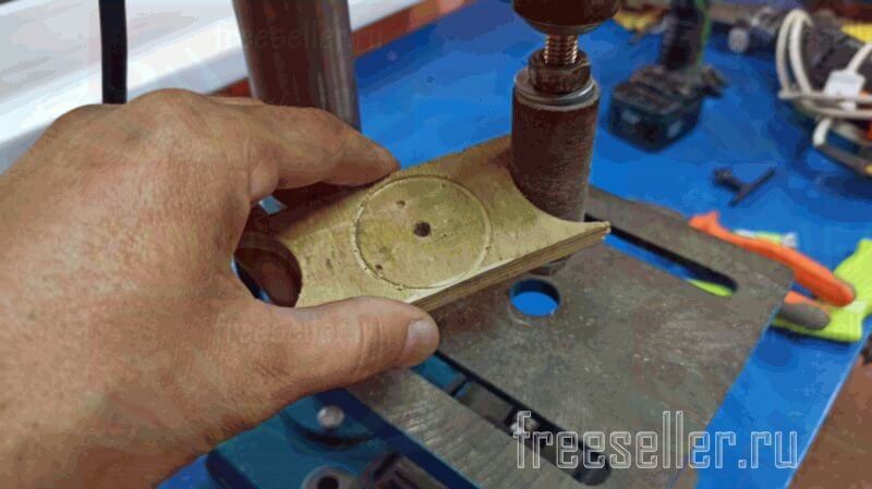 Самодельная шлифовальная насадка из полипропиленовой трубы