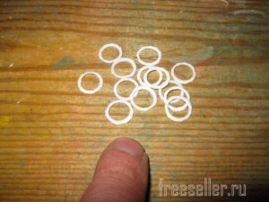 Самодельные пластиковые шайбы для керамической кран-буксы