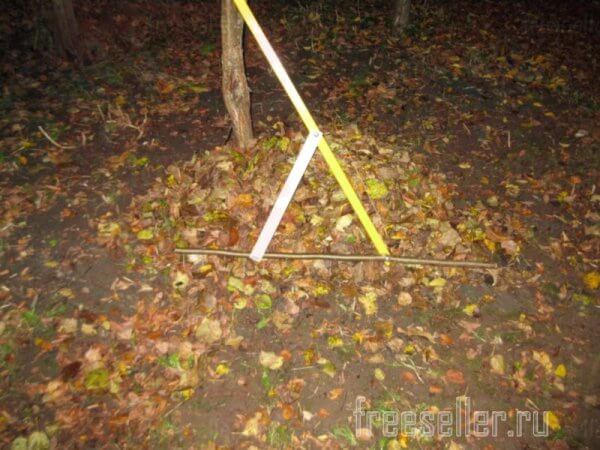 Экспериментальные грабли для сбора сена и опавших листьев