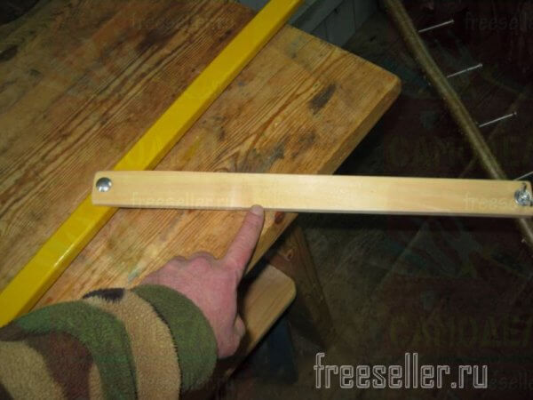 Экспериментальные грабли для сбора сена и опавших листьев