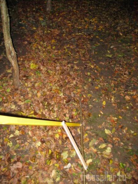 Экспериментальные грабли для сбора сена и опавших листьев