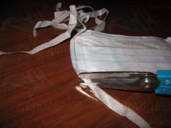 Как быстро переделать одноразовые маски с завязками на маски с резинками