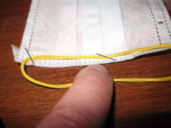 Как быстро переделать одноразовые маски с завязками на маски с резинками