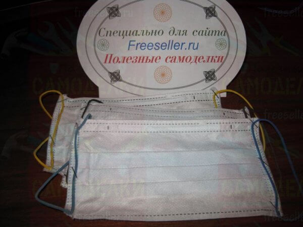 Как быстро переделать одноразовые маски с завязками на маски с резинками
