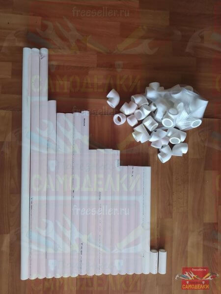 Сушилка - Домик - из полипропиленовых труб