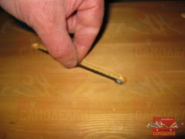 Удобная вытяжная ручка для небольшой скамейки