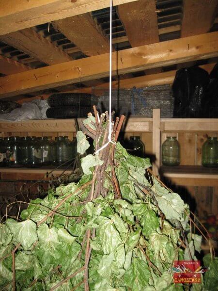 Подвесы для сушки веников из полипропиленового шпагата