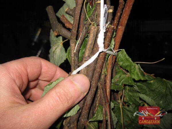 Подвесы для сушки веников из полипропиленового шпагата